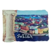 İsveç Temalı Sütun Magnet - 1