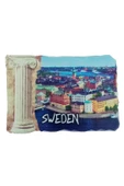 İsveç Temalı Sütun Magnet - 3