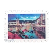 İsviçre Temalı Pul Magnet thumbnail 1