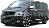 S-Dizayn VW T5 Caravelle Krom Yan Kapı Çıtası 5 Prç 2004-2015 (K.Ş) - 1