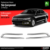 S-Dizayn VW Passat B8 Krom Sis Farı Çerçevesi 2 Parça 2015-2019 - 1