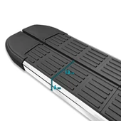 S-Dizayn Fiat Doblo 2 Uzun Şase S-Line Krom Yan Basamak 223 Cm 2010-2023 A+ Kalite - 8