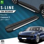 S-Dizayn Porsche Cayenne 2 S-Line Aluminyum Yan Basamak 193 Cm 2011-2017 A+ Kalite - 1