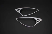 OMSA Ford Focus 1 HB/SW  Krom Far Çerçevesi 2 Parça ABS 1998-2005 Arası - 1