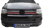 OMSA VW T6 Transporter Kırmızı Krom Ön Panjur 2 Parça 2015-2019 Arası - 3