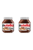 Nutella Kakaolu Fındık Kreması Cam Kavanoz 2 Ad X 750 Gr - 1
