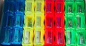 Linea Kapaklı Plastik Kalemtıraş 24Lü Kutu (262) - 2