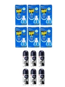 Raid Elektrolikit Sinek Kovucu Yedek Şişe 45 Gece 6 Adet+Nivea Rollon B&W Original 25 Ml 6 Adet - 1
