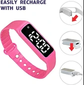 E-Vibra Tuvalet Eğitimi Saati - Sessiz Titreşimli Alarm - (Pembe - Büyük) - 2