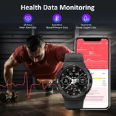 AMAZTIM Akıllı Saat, En Hafif Fitness Takip Cihazı, Kadınlar İçin - Siyah - 4