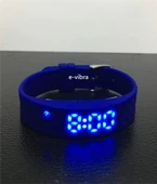 E-Vibra Tuvalet Eğitimi Saati - Şarj Edilebilir Sessiz Titreşimli Saat - Mavi - 2