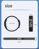 E-Vibra Fitness Takip Bluetooth ve Uygulama Yok Telefon Gerektirmez - Siyah - 4