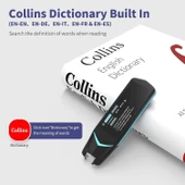 Newyes Scan Reader Pen 4 Yabancı Dil Çevirici -16GB Bluetooth Kalem Tarayıcı - 3