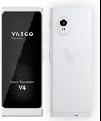Vasco V4 Dil Tercüman Cihazı - 108 Dil - WiFi Olmadan Ücretsiz - İnci Beyazı - 1