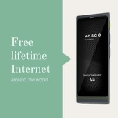 Vasco V4 Dil Tercüman Cihazı - 108 Dil - WiFi Olmadan Ücretsiz - Gri - 3