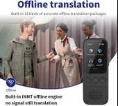 Rodxegu Taşınabilir İki Yönlü Gerçek Zamanlı Dil Tercüman - 138 Dil Destekler - 3