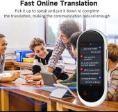 HASLED 5 Yönlü Taşınabilir Tercüman WiFi Gerektirmez 138 Dil - Beyaz - 4