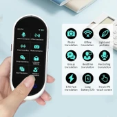 HASLED 5 Yönlü Taşınabilir Wifi Gerektirmeyen Dil Tercüman - 138 Dil - 2