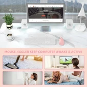 Seenda Ergonomik Kablosuz Dikey Mouse, Bluetooth 4.0+USB - Açık Pembe - 4