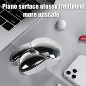 Guguelec Kablosuz Mouse, Sevimli Tavşan Bluetooth Çift Mod, Küçük - Gümüş - 3