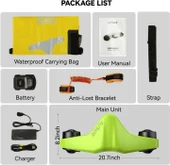 Asiwo Sualtı Deniz Scooter,Çift Motorlu - Çocuklar/Yetişkinler - Yeşil - 2