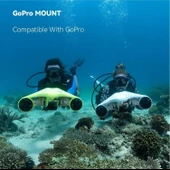 Asiwo Sualtı Deniz Scooter,Çift Motorlu - Çocuklar/Yetişkinler - Turuncu - 4