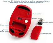 ECOiNVA Kablosuz Iron Man Mouse 2.4G Optik - Gold - 4