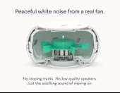 Snooz Pro - Akıllı Beyaz Gürültü Makinesi ve Seyahat Çantası - Beyaz - 3