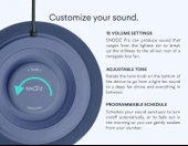 Snooz Pro - Akıllı Beyaz Gürültü Makinesi ve Seyahat Çantası - Mor - 4