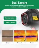 HSFTOOLS HF96V Görsel Kameralı Termal Kamera, Süper Çözünürlük 240 x 240 - 2