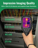 HSFTOOLS HF256 Termal Görüntüleme Kamerası, Süper Çözünürlük 320 x 240 - 2
