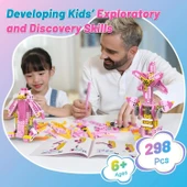 Apitor 8'i 1 arada Elektrikli Motor Robotik Bilim Kitleri - 298 Parça - Kızlar İçin - 4