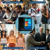 Winonela İki Yönlü Cepte Dil Tercüman Cihazı, Gerçek Zamanlı, 138 - 4