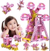 Apitor 8'i 1 arada Elektrikli Motor Robotik Bilim Kitleri - 298 Parça - Kızlar İçin - 1