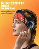 LC-dolida Uyku Maskesi - Kablosuz Kulaklıklar - Bluetooth 5.2 - Sanatsal Kelebek - 3