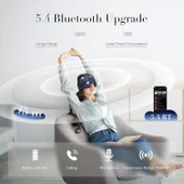 LC-dolida Yan Uyuyanlar İçin İpek Uyku Maskesi Kulaklık - Bluetooth 5.4 - Siyah - 3