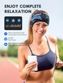 LC-dolida Uyku Maskesi - Kablosuz Kulaklıklar, IPX6 Su Geçirmez - Kamuflaj - 4