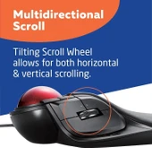 ELECOM HUGE Trackball Mouse, Kablolu, Parmakla Çalıştırılan, 8 Düğmeli - 4