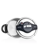 VENTO SIYAH-GRI 4+7 LT DUDUKLU TENCERE thumbnail 2