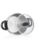 VENTO SIYAH-GRI 4+7 LT DUDUKLU TENCERE thumbnail 3