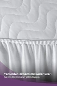 Pamuklu Fitted Sıvı Geçirmez Yatak Alezi  200 x 200 Cm - 2