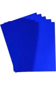 Aynalı Metalik Metalize Fon Kartonu Mavi 50x70cm 5 Adet (Tek Renk) - 1