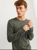 JACK JONES Erkek Haki Renk Kazak 12174001 - 7