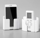 Telefon ve Kumanda Standı Plastik Krem Renk - 2