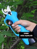 Germany Style 3 Akülü 16.8 V 2Ah Dal Budama Makası Yedek Bıçak Hediyeli - 2