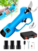 Germany Style 3 Akülü 16.8 V 2Ah Dal Budama Makası Yedek Bıçak Hediyeli - 1