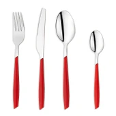 Schafer Mona 24 Parça Çatal Kaşık Bıçak Takımı-Kırmızı01 thumbnail 1