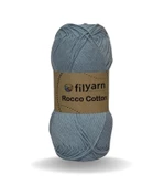 Rocco 100g Cotton iplik punch için ideal örgü ipi, pamuklu amigurumi ipi el işi malzemeleri pamuk ip - 2