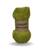 Rocco 100g Cotton iplik punch için ideal örgü ipi, pamuklu amigurumi ipi el işi malzemeleri pamuk ip - 9