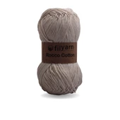 Rocco 100g Cotton iplik punch için ideal örgü ipi, pamuklu amigurumi ipi el işi malzemeleri pamuk ip - 1